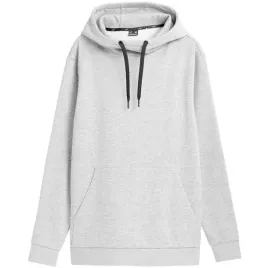 bluza-meska-z-kapturem-4f-dresowa-h4l22-blm352-szara