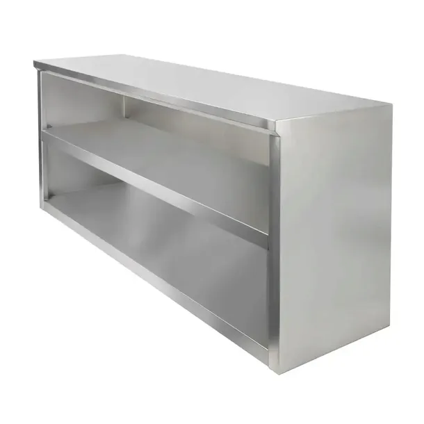 SZAFKA WISZĄCA GASTRONOMICZNA Ze Stali Nierdzewnej Otwarta 150x40x60 cm