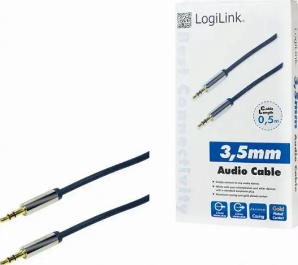 logilink-minijack-0-5m-stan-nowy