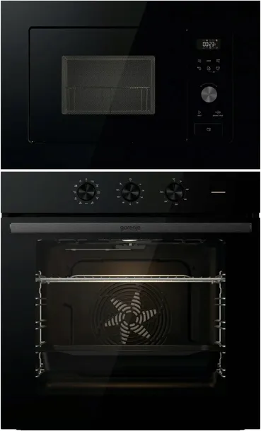 Zestaw AGD GORENJE BO6725E02BG + BM201AG1BG czarny piekarnik + mikrofala