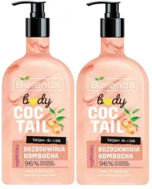 2-x-bielenda-body-coctail-balsam-do-ciala-wygladzajacy-400ml-kombucha