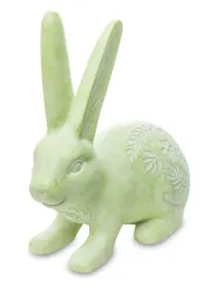 figurka-krolik-zajac-zielony-18x16x8cm