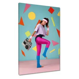 obrazy-60x90-retro-radio-i-trenerka-fitness