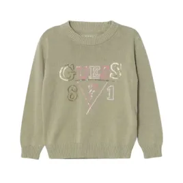 sweter-dziewczecy-guess-bawelniany-zielony-z-cekinami