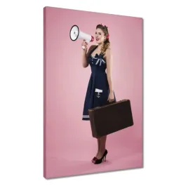 obrazy-40x60-dziewczyna-w-retro-stylu