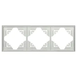abex-ramka-potrojna-3x-do-serii-luna-kolor-srebrny-ip20-81x214x6mm-ra-3l