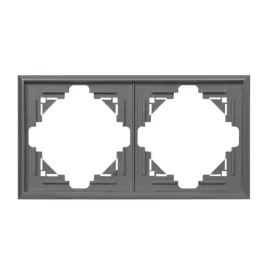 abex-ramka-podwojna-2x-do-serii-luna-antracytowa-ip20-81x152x6mm-ra-2l
