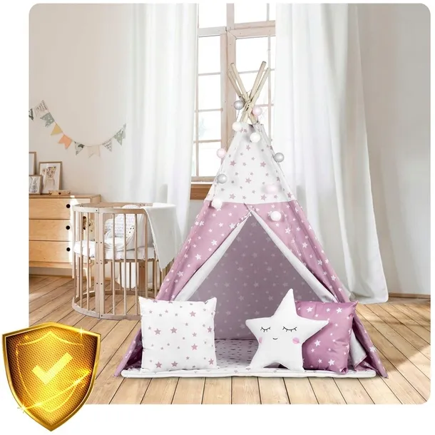 tipi-namiot-dla-dzieci-dziewczynki-teepee-wigwam-lampki-poduszki-nukido-marka-nukido