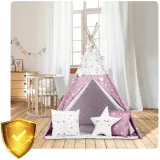 tipi-namiot-dla-dzieci-dziewczynki-teepee-wigwam-lampki-poduszki-nukido-marka-nukido
