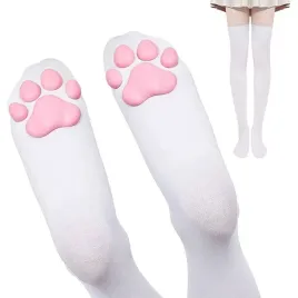 urocze-zakolanowki-z-kocimi-lapkami-3d-cute-kawaii-anime-biale-65-cm
