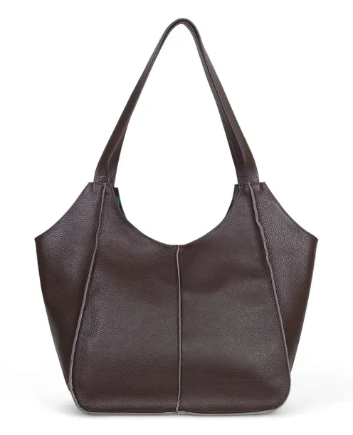 VERA PELLE Skórzana TOREBKA duża SHOPPER BAG Praktyczne wnętrze Skóra