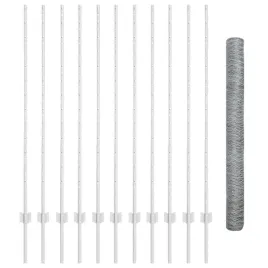 slupki-ogrodzeniowe-22-szt-u-channel-140-cm-stal-ocynkowana