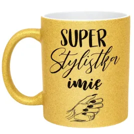 zloty-kubek-brokatowy-personalizowany-super-stylistka-paznokci-prezent