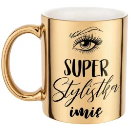 zloty-kubek-personalizowany-super-stylistka-rzes-brwi-prezent