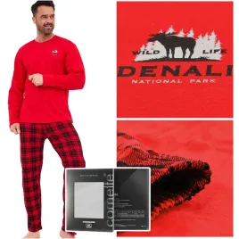 cornette-pizama-meska-dlugi-rekaw-czerwona-krata-bawelniana-rozmiar-xl
