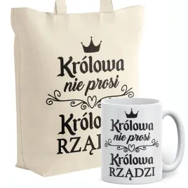 zestaw-kubek-torba-dzien-kobiet-prezent-krolowa-nie-prosi-krolowa-rzadzi