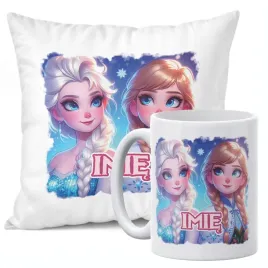 zestaw-personalizowany-kubek-poduszka-38x38-cm-kraina-lodu-dla-dzieci