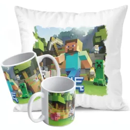zestaw-personalizowany-kubek-poduszka-38x38-cm-dla-graczy-minecraft