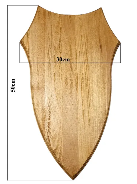 Deska pod trofeum pod JELENIA BYKA kolor dębowy 50CM