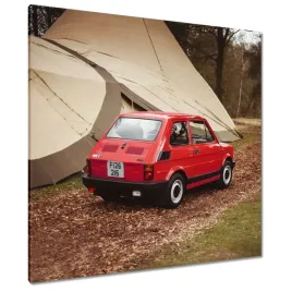 obrazy-90x90-czerwony-maluch-fiat-126p