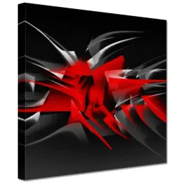 obrazy-20x20-modne-czerwone-kolce-abstrakcja