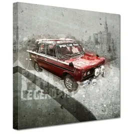 obrazy-20x20-czerwony-duzy-fiat-125p
