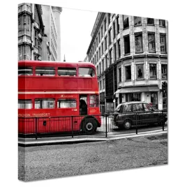 obrazy-20x20-czerwony-autobus-londyn