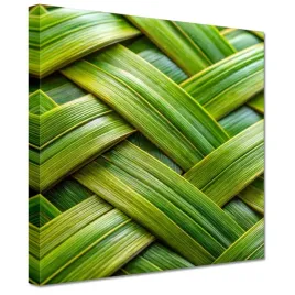 obrazy-20x20-zielona-plecionka-zielony-rattan