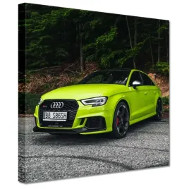obrazy-20x20-limonkowe-audi-auto