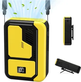 kukiwhy-mini-wentylator-akumulatorowy-4w1-usb-c-3000mah-zolty