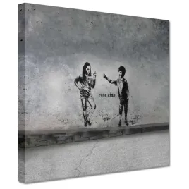 obrazy-20x20-banksy-rude-kids-graffiti