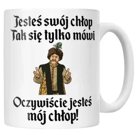 kubek-ceramiczny-1670-jestes-swoj-chlop-moj-chlop-jan-pawel-prezent