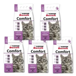super-benek-comfort-lawenda-25l-zbrylajacy-zwirek-bentonitowy-dla-kota