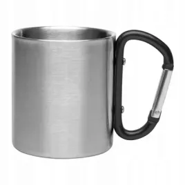 kubek-200-ml-z-karabinczykiem-stal-nierdzewna