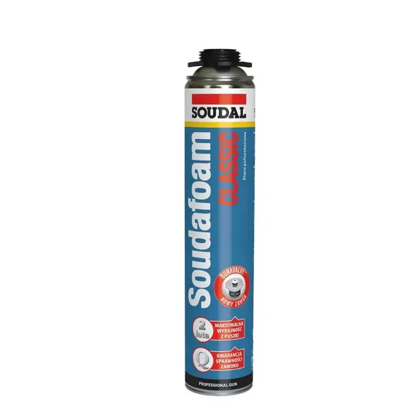 Soudal Pianka montażowa pistoletowa Soudafoam Classic 750 ml