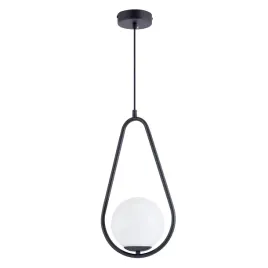 lampa-wiszaca-sufitowa-biala-kula-szklana-czarny-metal-industrialna-loftowa