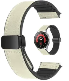 bialy-magnetyczny-pasek-opaska-18mm-do-zegarkow-huawei-fosiil-garmin