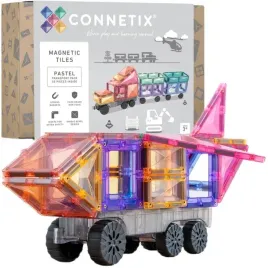 kreatywne-klocki-magnetyczne-pociag-50-el-pastel-transport-pack-connetix