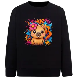 bluza-dziecieca-capybara-kapibara-bez-kaptura-bawelna-nadruk-128-134-w749