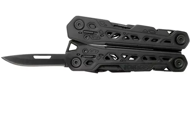 multitool-gerber-truss-black-30-001780-narzedzia-miarka-nozyczki-ostrze-otwieracz-do-kapsli-otwieracz-do-puszek-pilnik-pila-przecinak-szczypce-szpikulec-szydlo-sciagacz-do-izolacji-srubokret-plaski