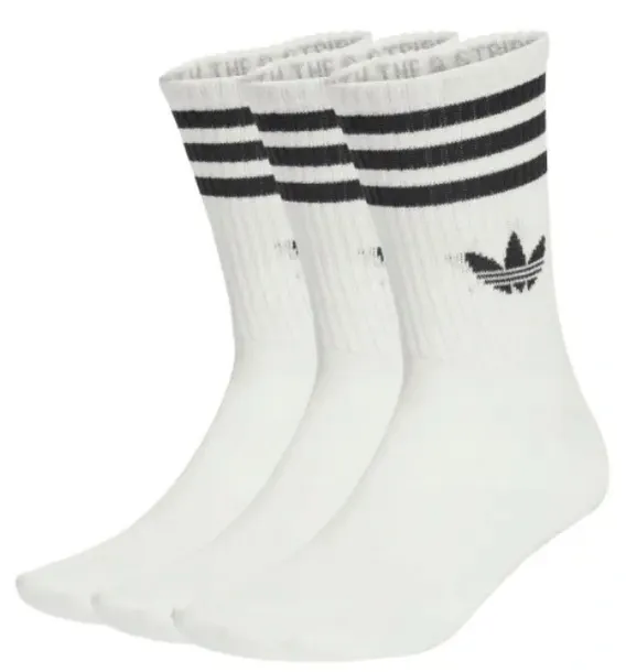 SKARPETY ADIDAS BAWEŁNIANE UNISEX ROZMIAR 36-40 BIAŁE ZA KOSTKĘ 3 PARY