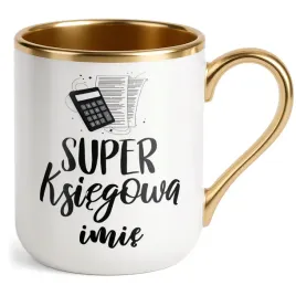 kubek-premium-zloty-personalizowany-super-ksiegowa-dla-ksiegowej-prezent