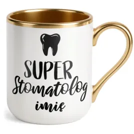 kubek-premium-zloty-personalizowany-super-stomatolog-prezent-upominek