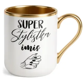 kubek-premium-zloty-personalizowany-super-stylistka-paznokci-prezent