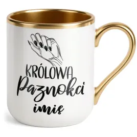 kubek-premium-zloty-personalizowany-krolowa-paznokci-dla-stylistki-prezent
