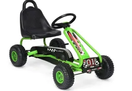 gokart-zielony-regulowanie-siedzenie-z-hamulcem-recznym-do-30kg-solidny
