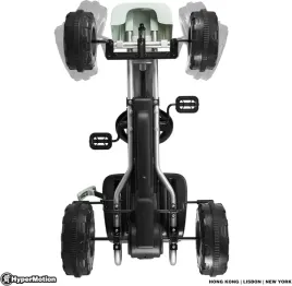 gokart-na-pedaly-dla-dzieci-3-5-lat-2-tryby-jazdy-waga-do-30kg-szary