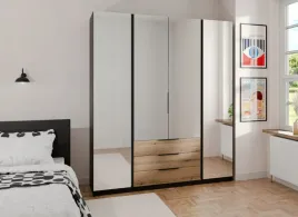 wysoka-szafa-200cm-czarny-mat-dab-evoke-lustra-kora-lp