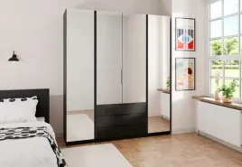 wysoka-szafa-200cm-czarny-mat-dab-evoke-lustra-kora-lp