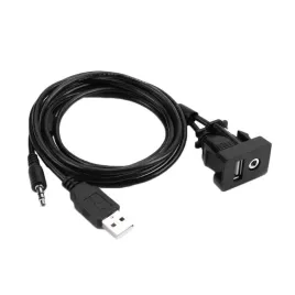 samochodowy-przedluzacz-gniazdo-usb-aux-do-radia-2m